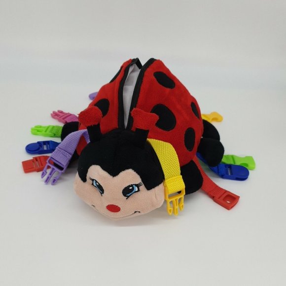 Buckle Toy Becky Ladybug Learning Interactive Plush Collection Zipper Counting - Picture 11 of 11